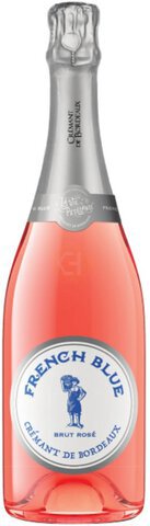 French Blue Cremant De Bordeaux Brut Rose