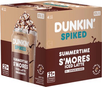 Dunkin Spiked Summertime Smores Iced Latte