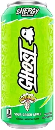 Ghost Warheads Sour Green Apple Energy