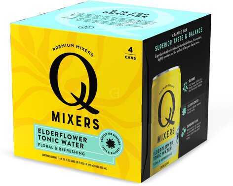 Q MIXERS ELDERFLOWER TONIC 4PK CAN