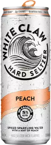 White Claw Hard Seltzer Peach