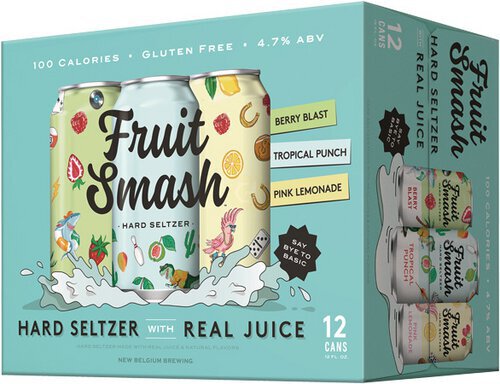 New Belgium Fruit Smash Super Hard Seltzer Variety