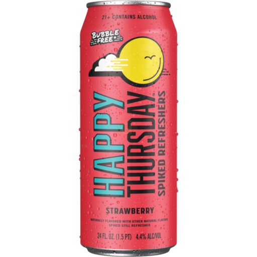 Happy Thursday Strawberry 24OZ - Ollie's Liquor, Lubbock, TX