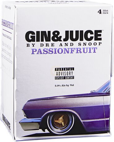 Gin & Juice By Dre & Snoop Passionfruit Cocktail