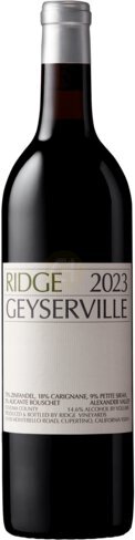 Ridge Geyserville Alexander Valley