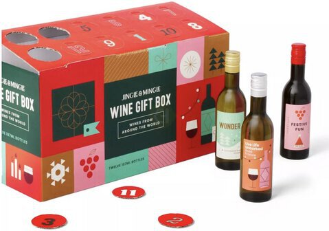 Jingle & Mingle Wine Advnt Cal 187m