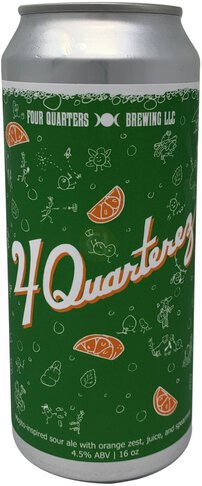 Four Quarters Quarterez Mojito Inspired Sour Ale W Orange Zest Juice And Spearmint Winooski Vermont