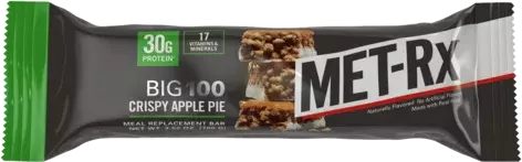 Met Rx Crispy Apple Pie Meal Replacement Bar 31g Prot