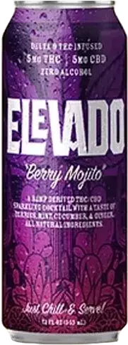 Elevado Cktl Berry Mojito 5mg Thc & 5mg Cbd