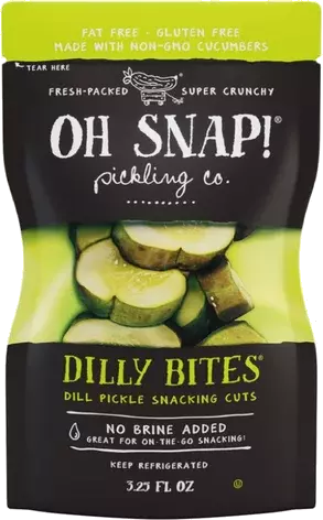 Oh Snap Pickling Co Hottie Bites Hot N Spicy Pickle Snacking Cuts