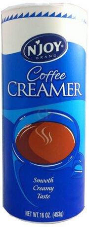 N'joy Coffee Creamer Cylinder Pour