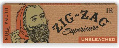 Zig Zag King Slim Unbleached Single