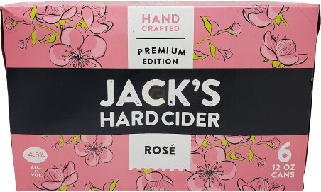 Jacks Hard Cider Rose 4/6 120z Can