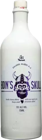 Dansk Mjod Odin's Skull Mulled Apple Cinnamon Mead Lb