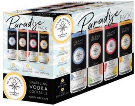 Island District Rtd Cocktails Paradise Variety Pack