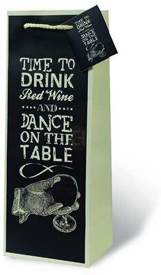 Gift Bag Drink Red Wine & Dance On The Table