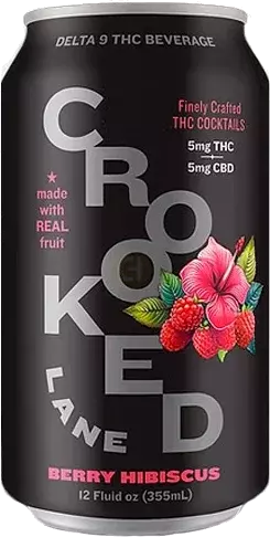Crooked Berry Hibiscus 5mg Thc 5mg Cbd