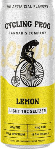 Cycling Frog Lemon Thc Light Seltzer Non Alcoholic