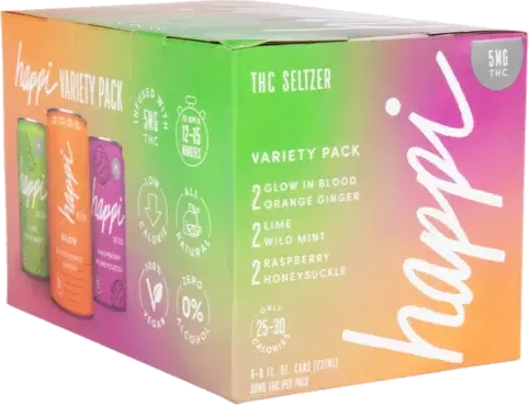 Happi Thc Seltzer 5mg Variey Pack