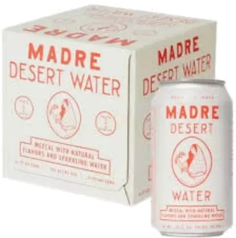 Madre Desert Water Mezcal With Sparkling Water 4x355ml