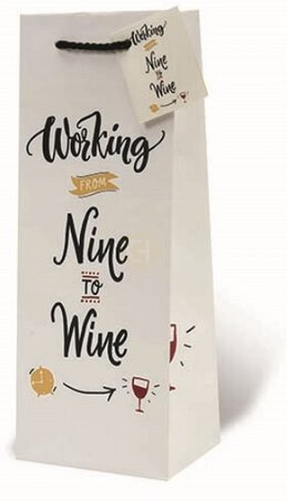 Working Nine To Wine Gift Bag