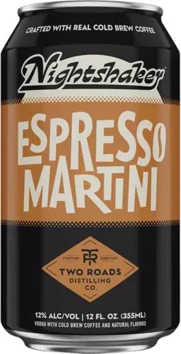TWO ROADS DISTILLING NIGHTSHAKER ESPRESSO MARTINI 4PK CANS