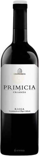 Bodegas Casa Primicia Crianza Rioja