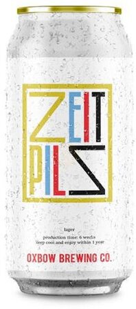 Oxbow Brewing Zeit German Pilsner