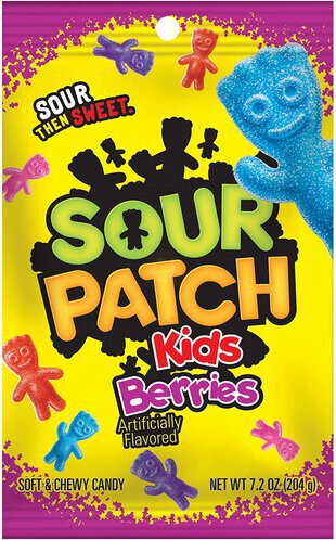 Sour Patch Bags Soft & Chewy Sour Then Sweet Kids Berries