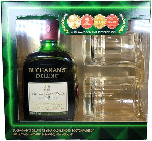 Buchanans 12 Years Old Gift Set Ice Bucket W Tongs
