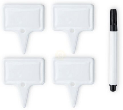 Ceramic Cheese Labels Set Of 4 W Pen