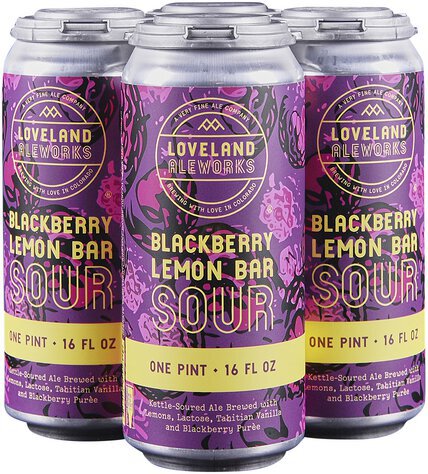 Loveland Aleworks Blackberry Lemon Bar Sour