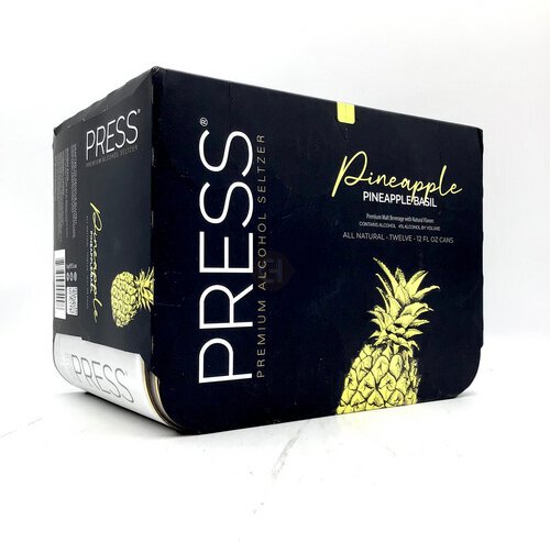 Press Seltzer Pineapple Basil