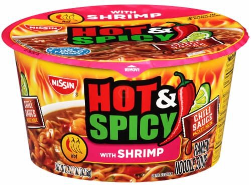 Nissin Cup Noodles Picante Shrimp Hot & Spicy