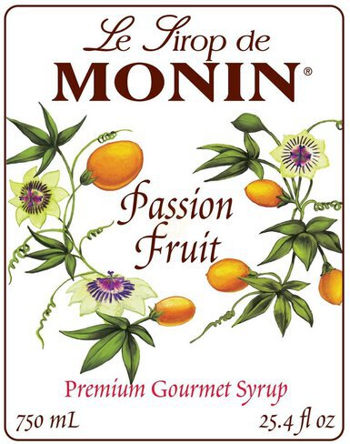 Monin Passion Fruit Glass