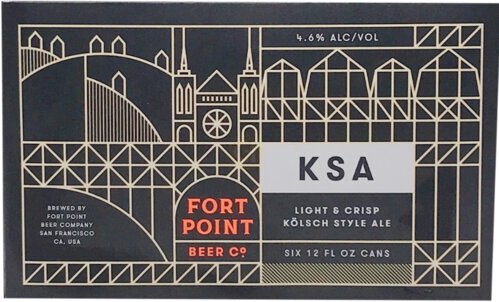Fort Point Beer Co Ksa Kolsch Style Ale Cans