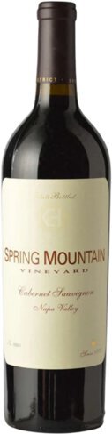 Spring Mountain Vineyards Cabernet Sauvignon Napa Valley California Red Wine