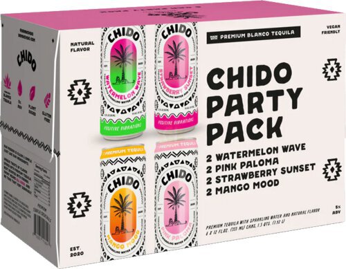Chido Variety Pack Tequila Sparkling Water