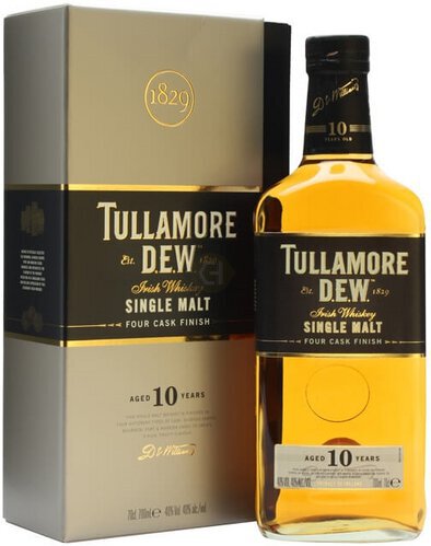 Tullamore Dew 10 Years Old Single Malt Irish Whiskey B