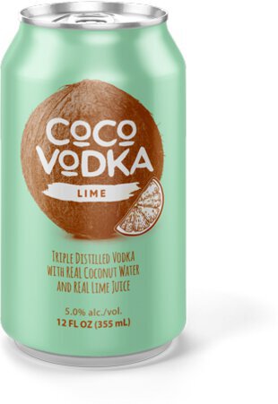 Coco Vodka Lime 4/12oz Cn