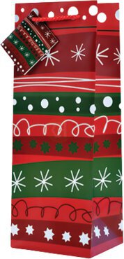 Wrap Art Gift Bag Christmas Doodles