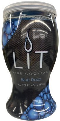 Lit Bomzz Blue Razz Flavored Wine Cocktail