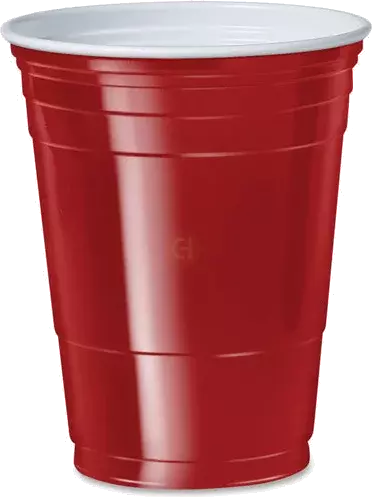 Plastic Party Cups Red Ct