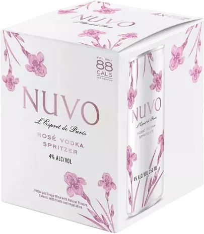Nuvo Rose Vodka Spritzer
