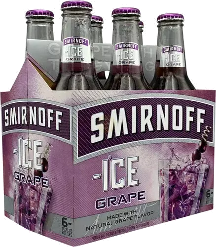 Smirnoff Ice Twisted V Wild Grape Btl 6 Pack