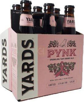 Yards Pynk Tart Berry Ale 6 Pk Nr