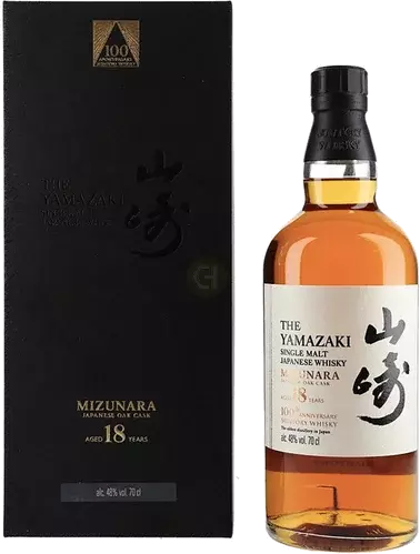 The Yamazaki Mizunara Japanese Oak Cask 100th Anniversary Year Old Edition