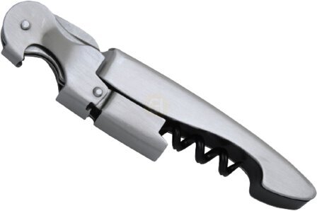 True Fab Tools Waiter Double Hinged Corkscrew Grey