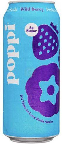 Poppi Wild Berry Prebiotic Soda