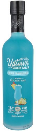 Uptown Wine Cktl Blue Hawaiian